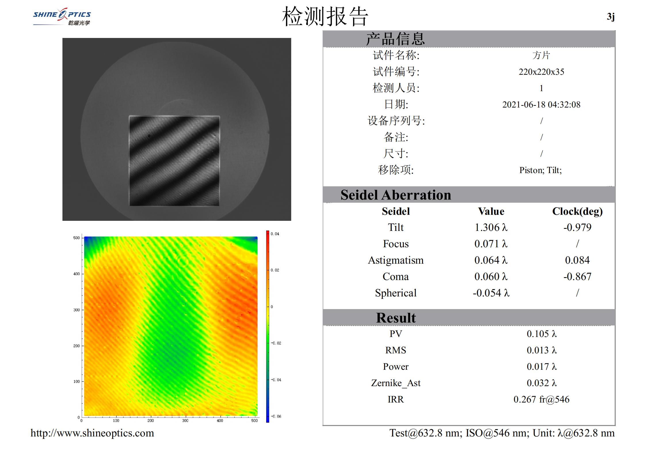 康宁7980-0F 220×220×35